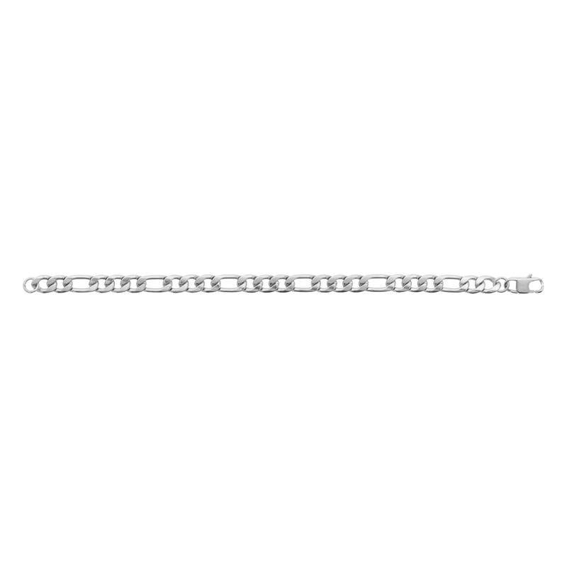 Bracelet maille figaro 3+1 – Acier – Azuline – vue 2