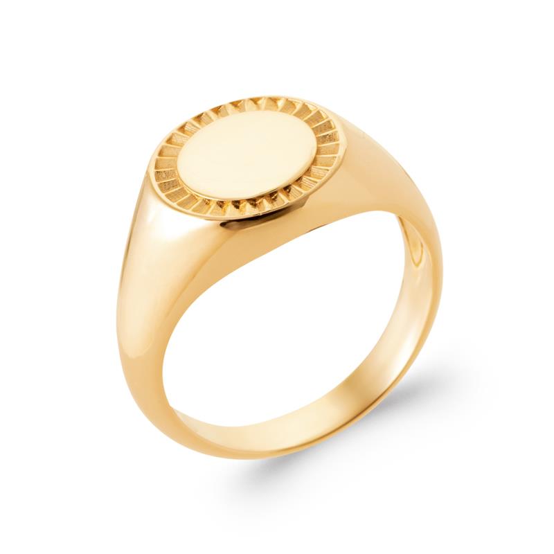 Round Ring – Gold Plated | Azuline