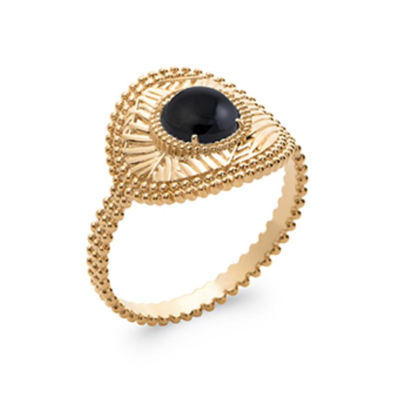 Oval Ring – Guldpläterad | Azulin