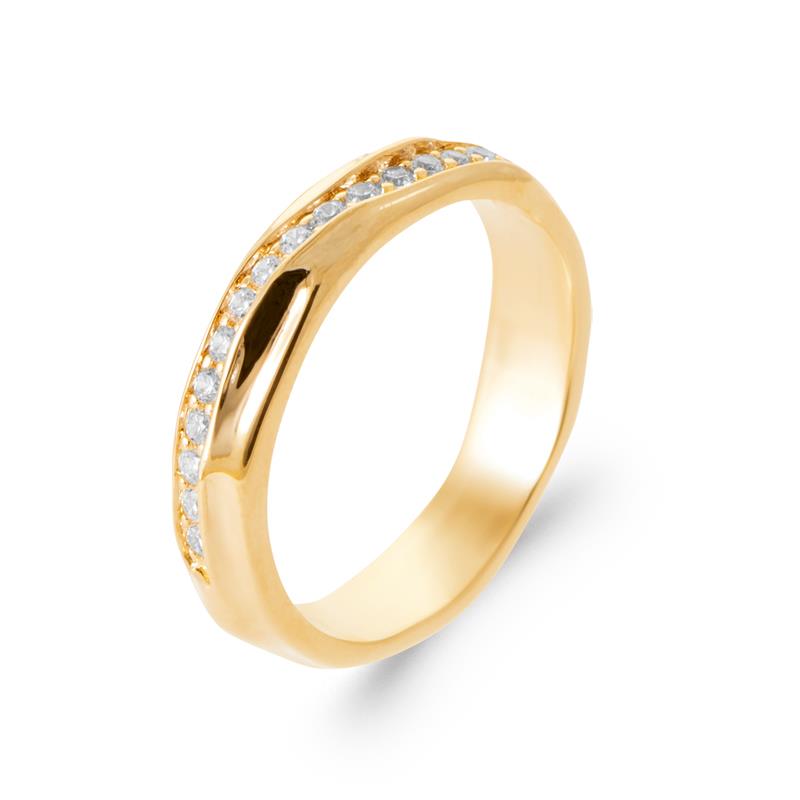 Anello Pavé – Placcato in oro | Azuline