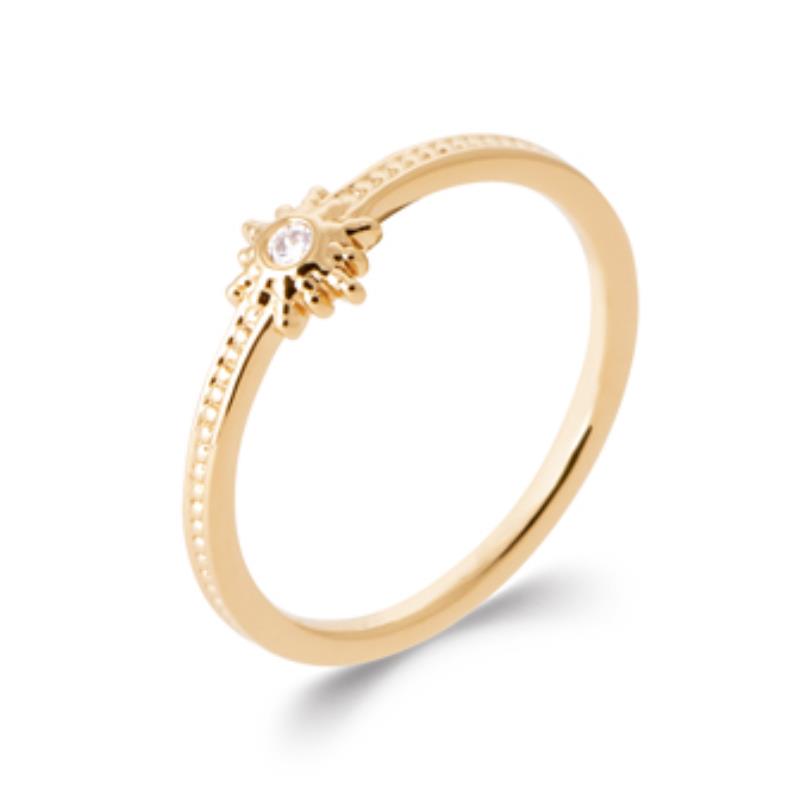 Anello solare – Placcato in oro | Azuline
