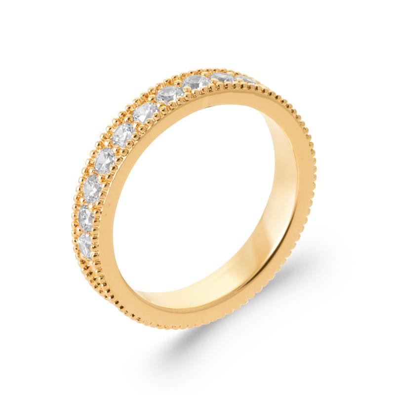 Pavé Ring – pozlacený | azulin