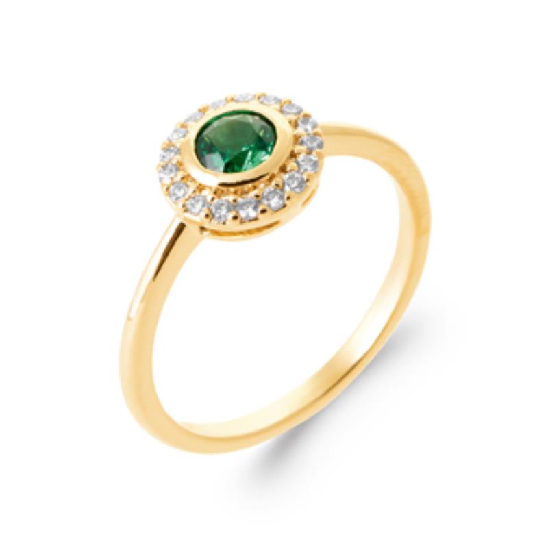 Ronde ring – verguld | Azulin