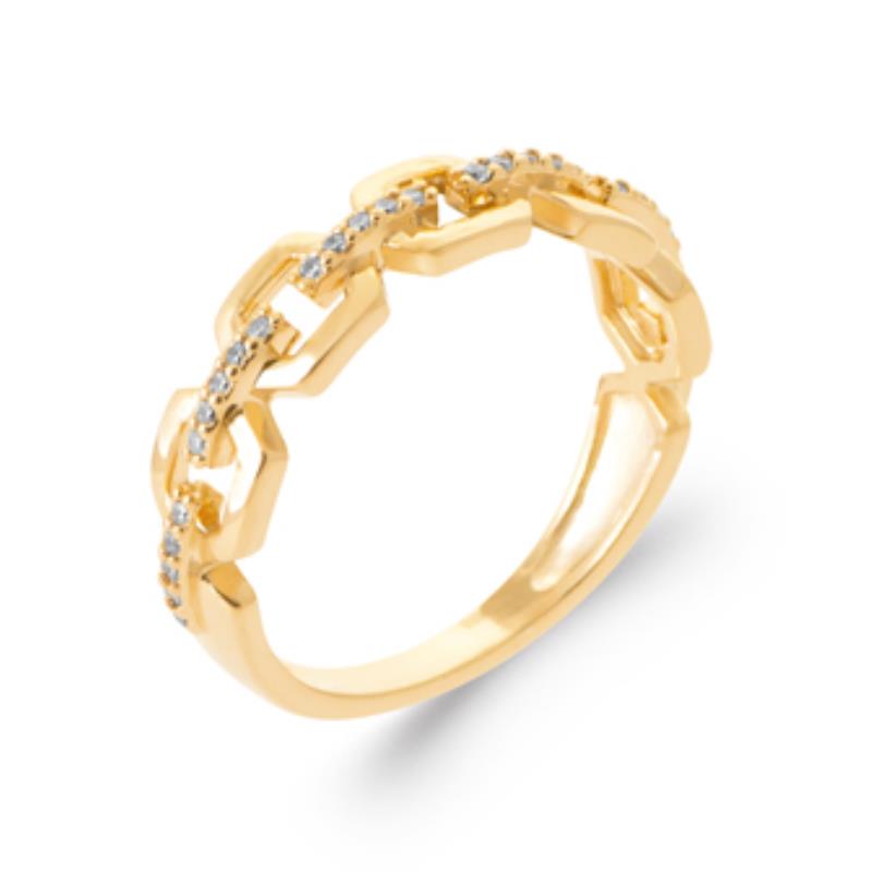 Bague Maille – Plaqué Or | Azuline