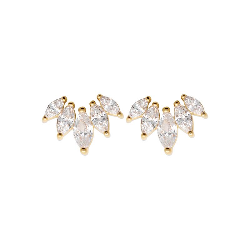 Pendientes Marquesa – Chapados en Oro | Azuline