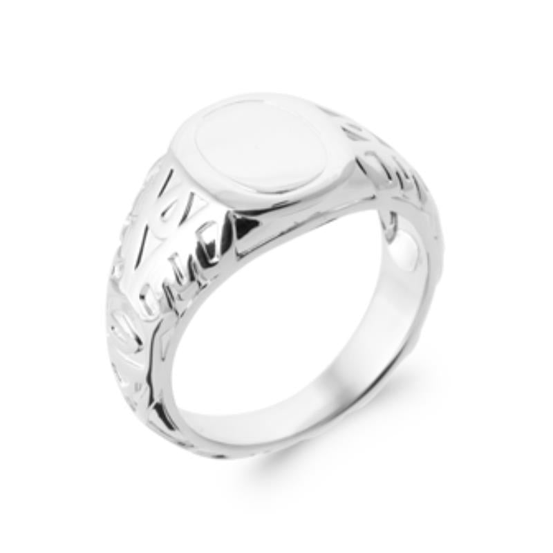 Oval ring – sølv | Azulin