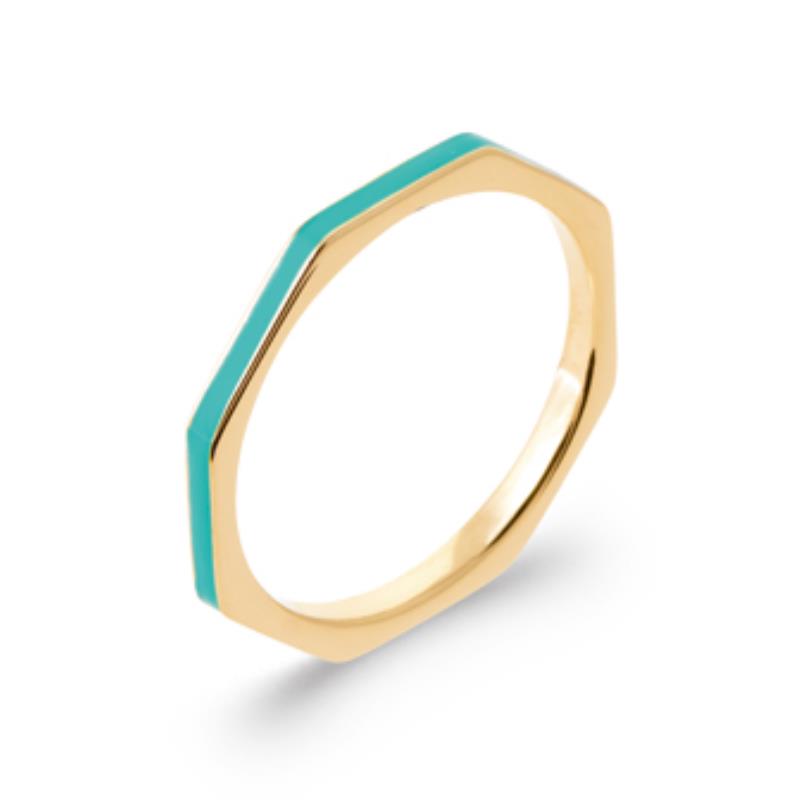 Octagonal Ring – Gold Plated | Azuline