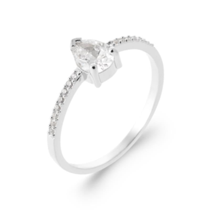 Pavé pærering – sølv | Azulin
