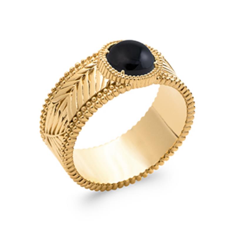 Oval Ring – Guldpläterad | Azulin