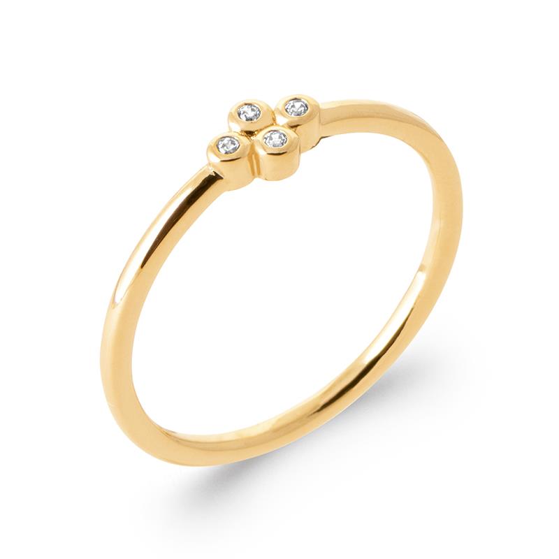 Anillo Cruz – Chapado en Oro | Azuline