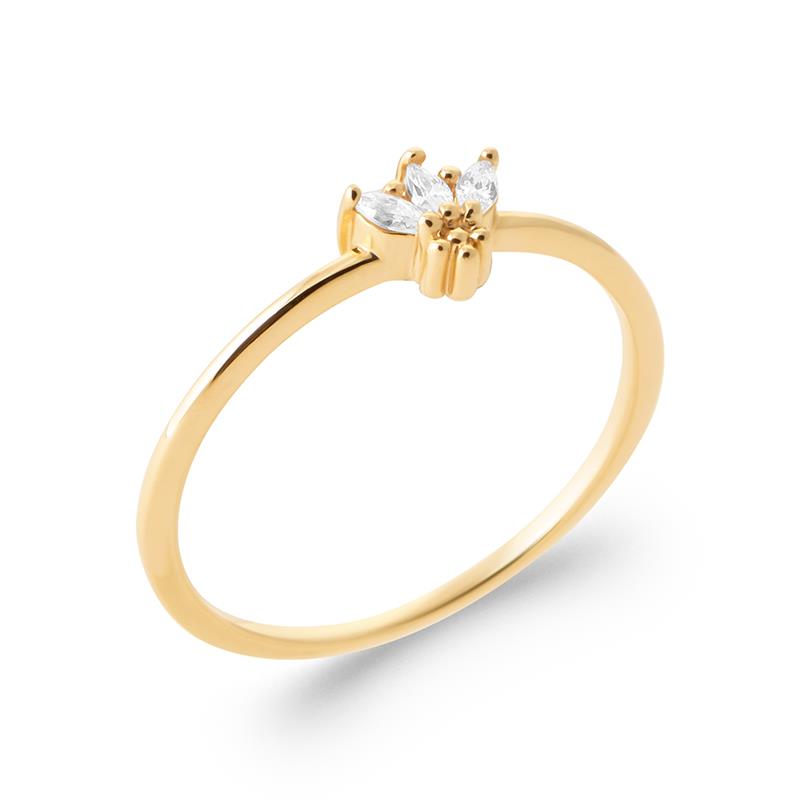 Flower Ring – Gold Plated | Azuline