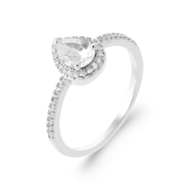 Anillo Pera – Plata | Azuline