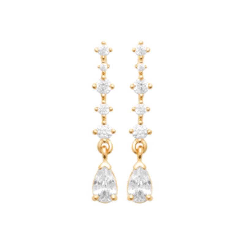 Drop Earrings – Επίχρυσο | Azulin