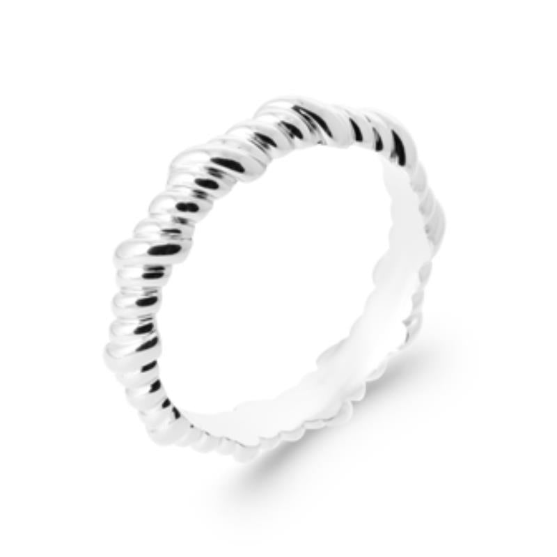 Gedraaide ring – zilver | Azulin