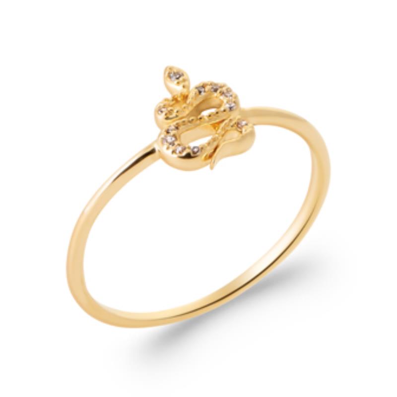 Snake Ring – Aranyozott | Azulin