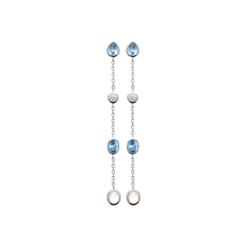 Pendientes Largos – Plata | Azuline