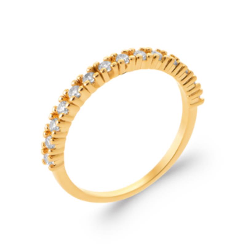 Pavé-ring – Verguld | Azulin