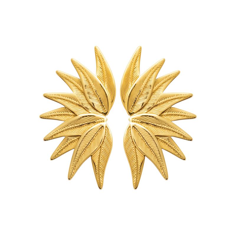 Cercei Wings – Gold Steel | Azulin