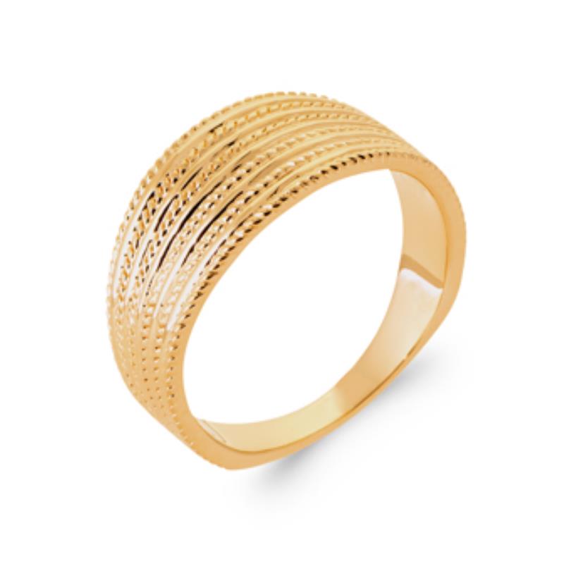Anillo Retorcido de Varias Filas – Chapado en Oro | Azuline