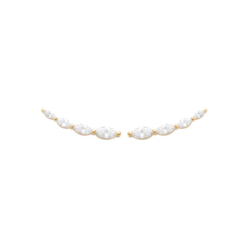 Boucles d’oreilles Ovale – Plaqué Or | Azuline