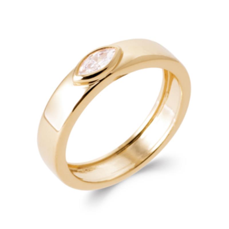 Marquise Ring – Guldpläterad | Azulin
