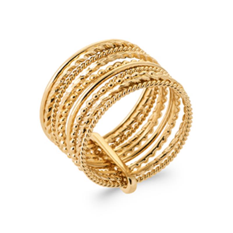 Wekelijkse ring – verguld | Azulin