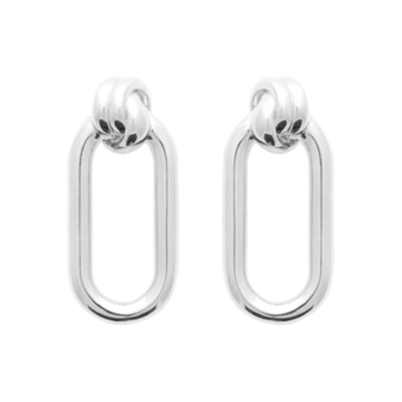 Ovale oorbellen – Zilver | Azulin