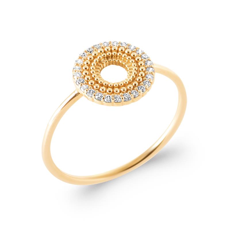 Circle Ring – Guldpläterad | Azulin