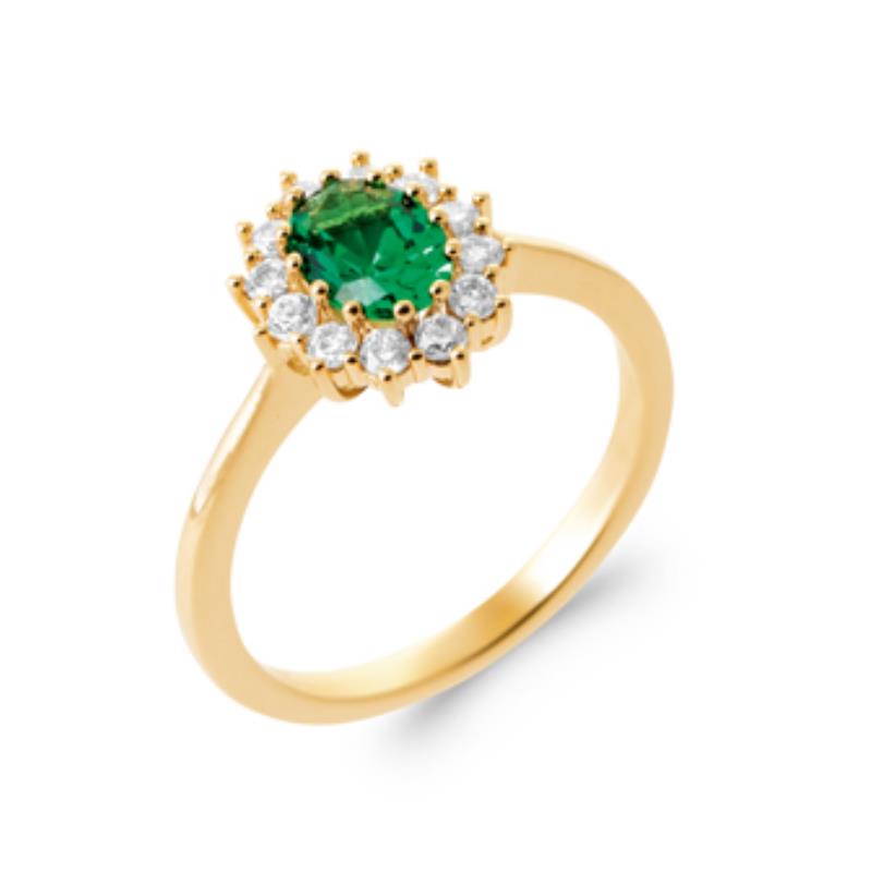 Anel Oval – Banhado a Ouro | Azuline