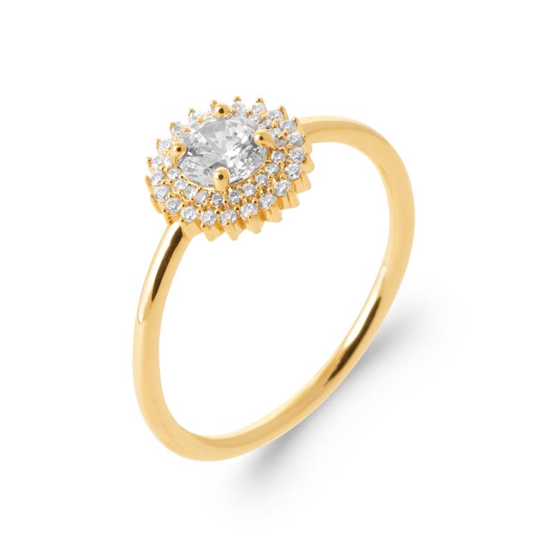 Round Ring – Gold Plated | Azuline