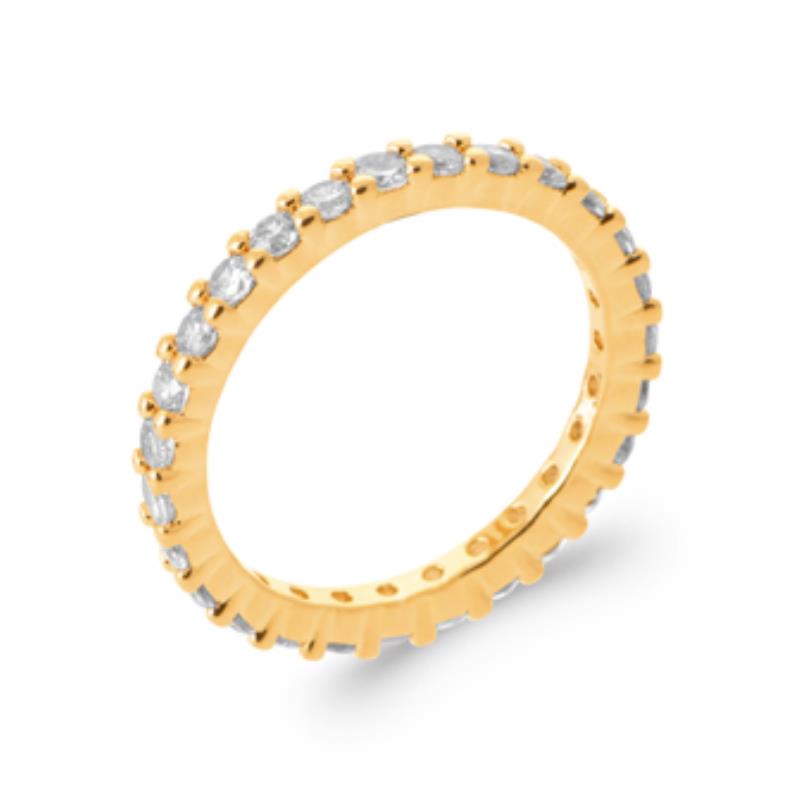 Pavé-ring – Verguld | Azulin