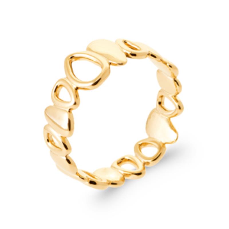 Pebble Ring – Guldpläterad | Azulin