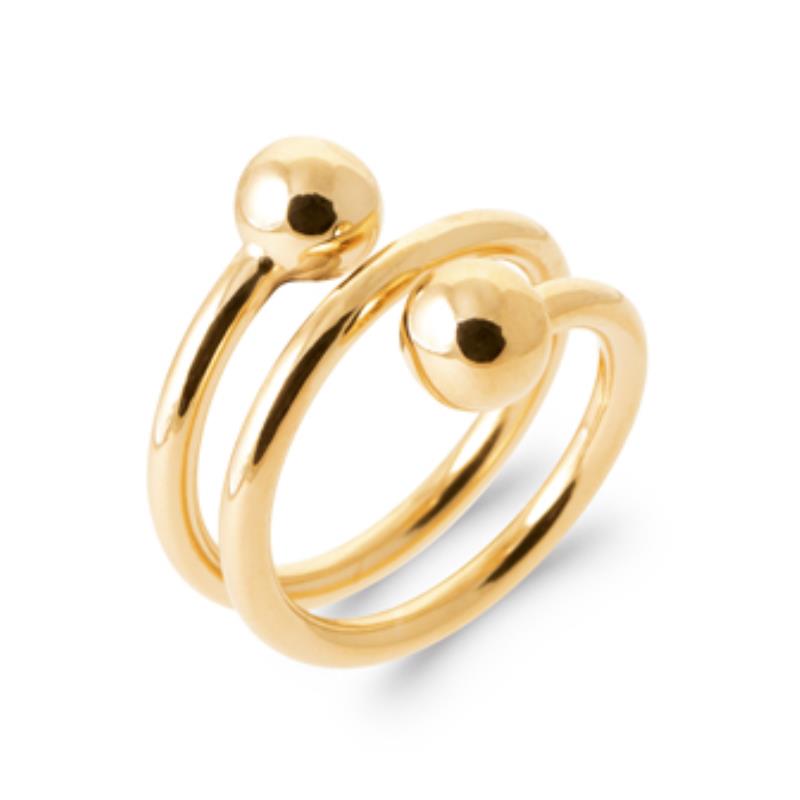 Open Sphere Ring – Gold Plated | Azuline