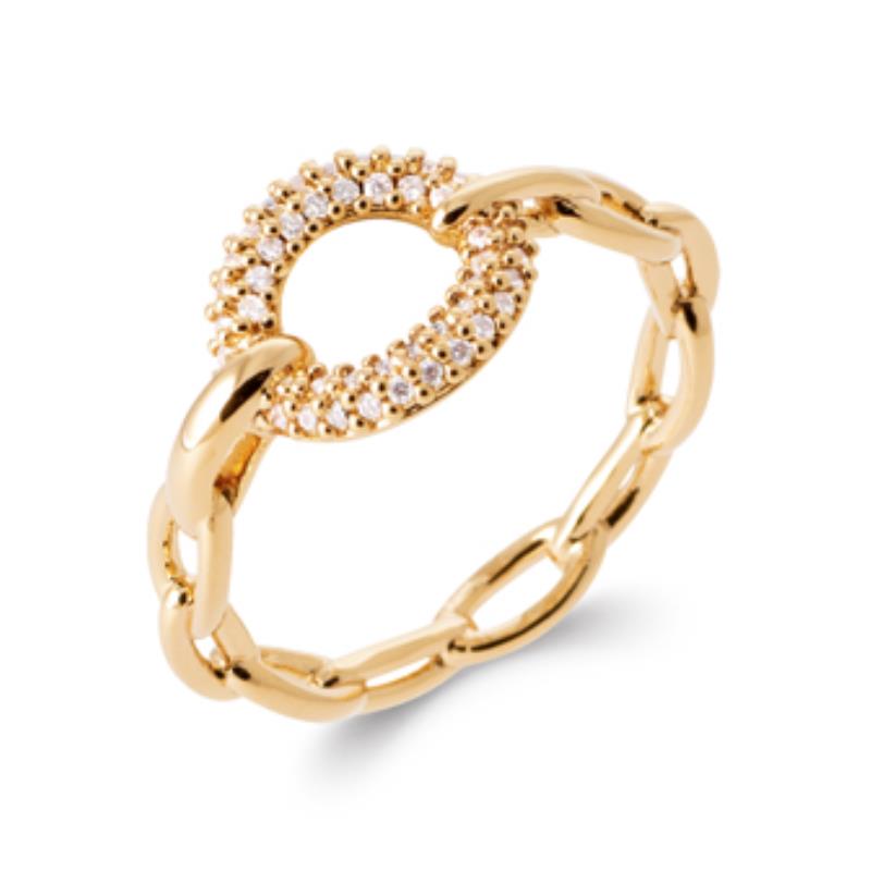 Circle Ring – Guldpläterad | Azulin