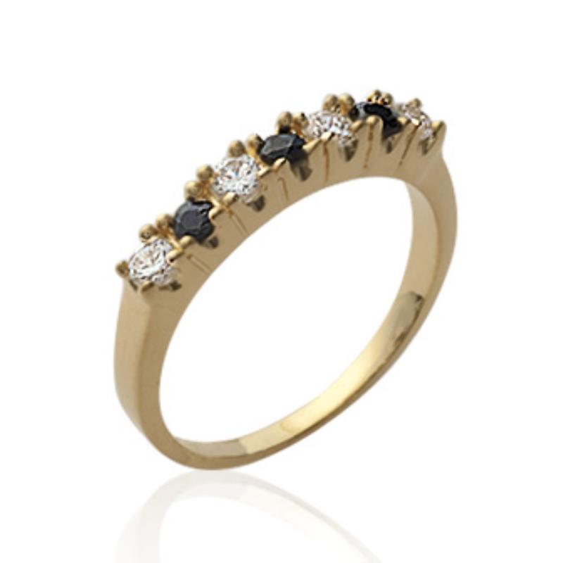 Bague Pierres Rondes – Plaqué Or | Azuline