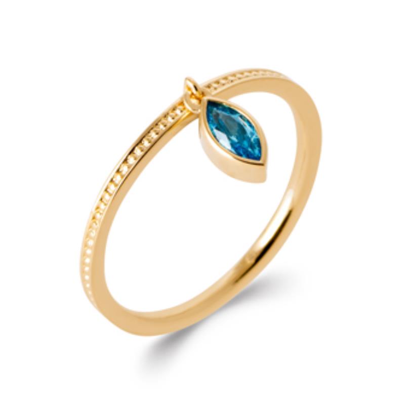 Anillo Navette – Chapado en Oro | Azuline