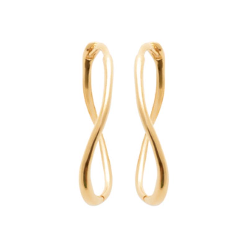 Boucles d’oreilles Torsadées – Plaqué Or | Azuline