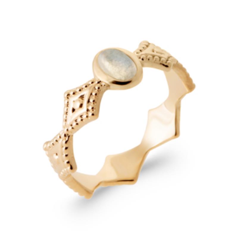 Anel Oval – Banhado a Ouro | Azuline
