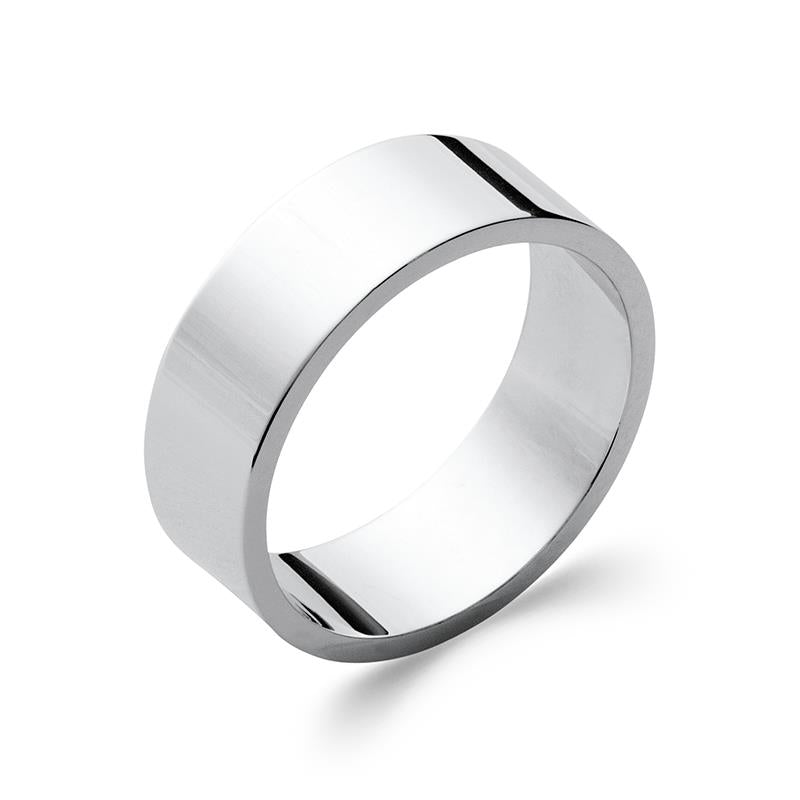 Platte ring – zilver | Azulin