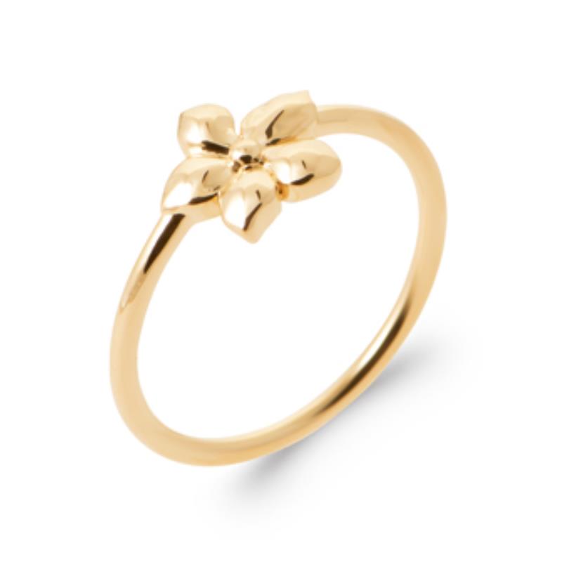 Bloemenring – Verguld | Azulin