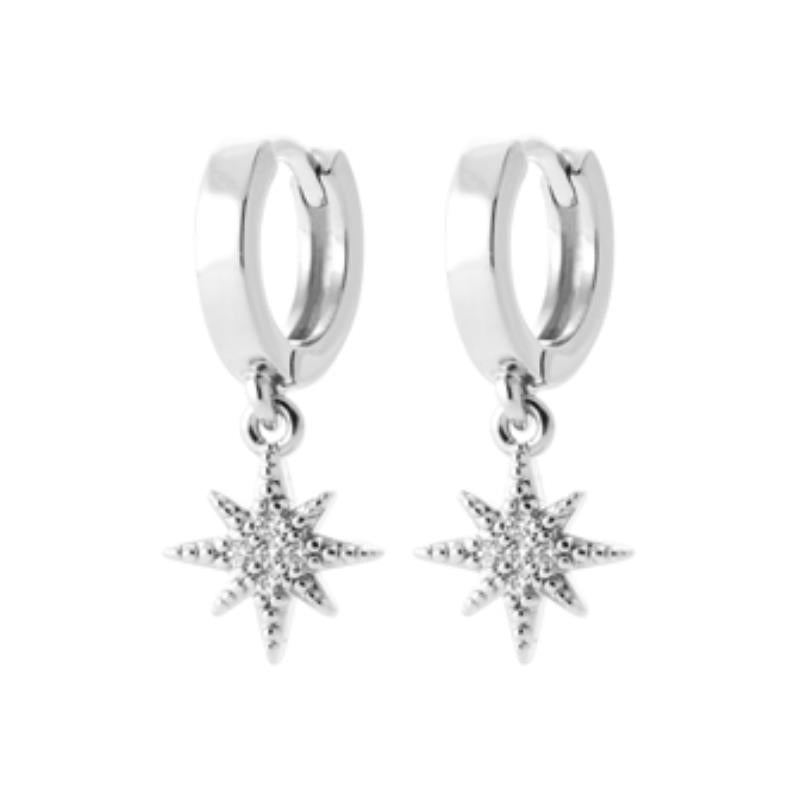 Pendientes Estrella – Plata | Azuline