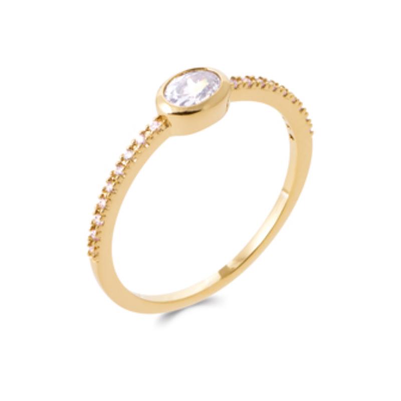 Oval Ring – Gold Plated | Azuline