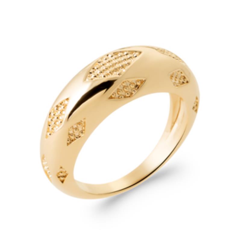 Anel de Diamante – Banhado a Ouro | Azuline
