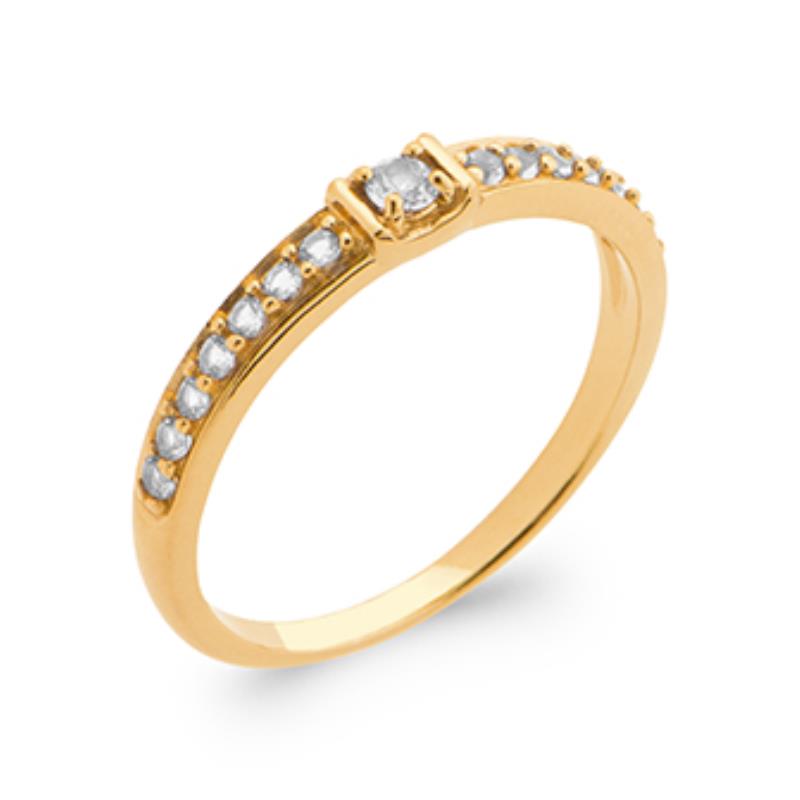 Pavé Ring – Aranyozott | Azulin