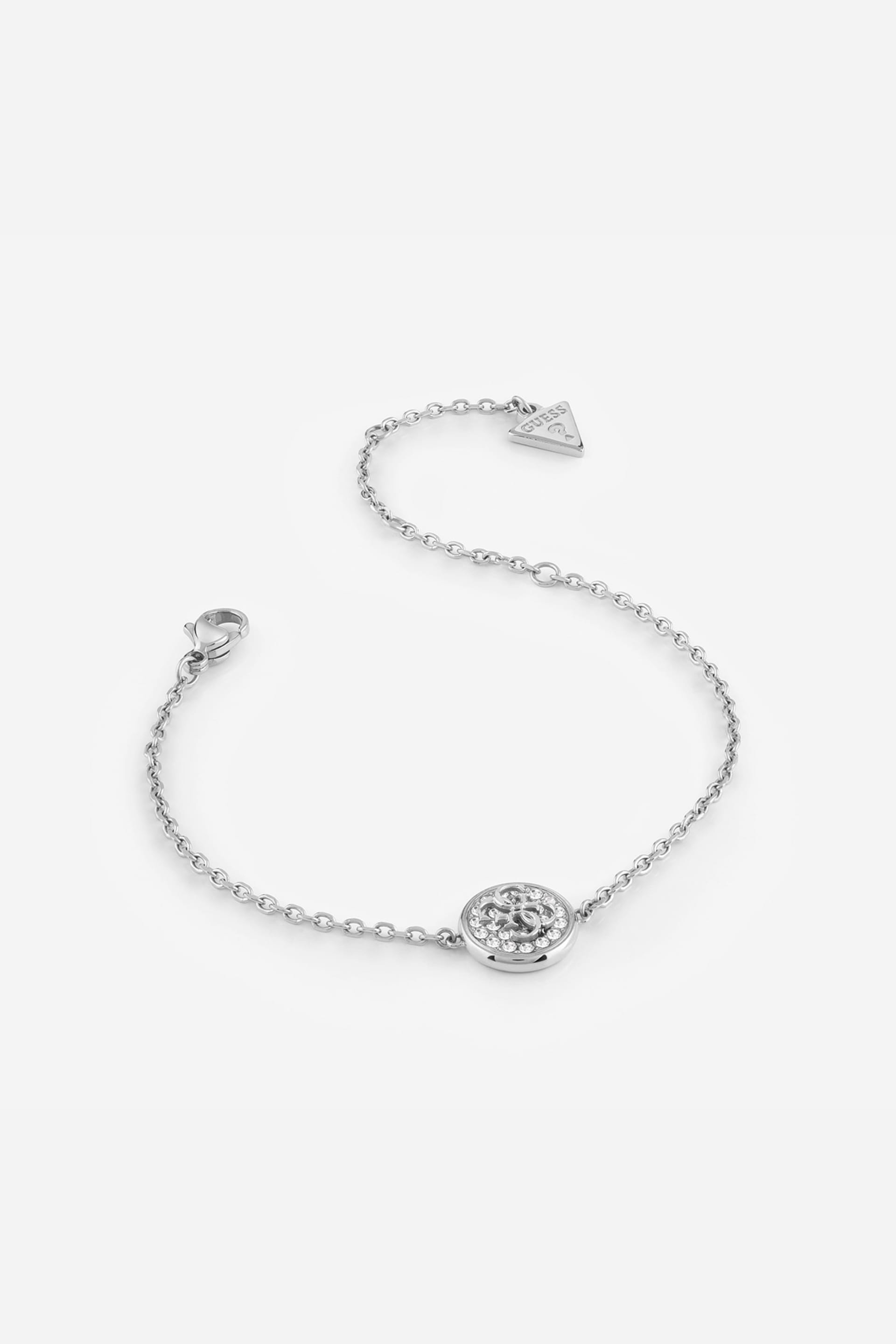 Guess gouden stalen armband - Medaillevorm