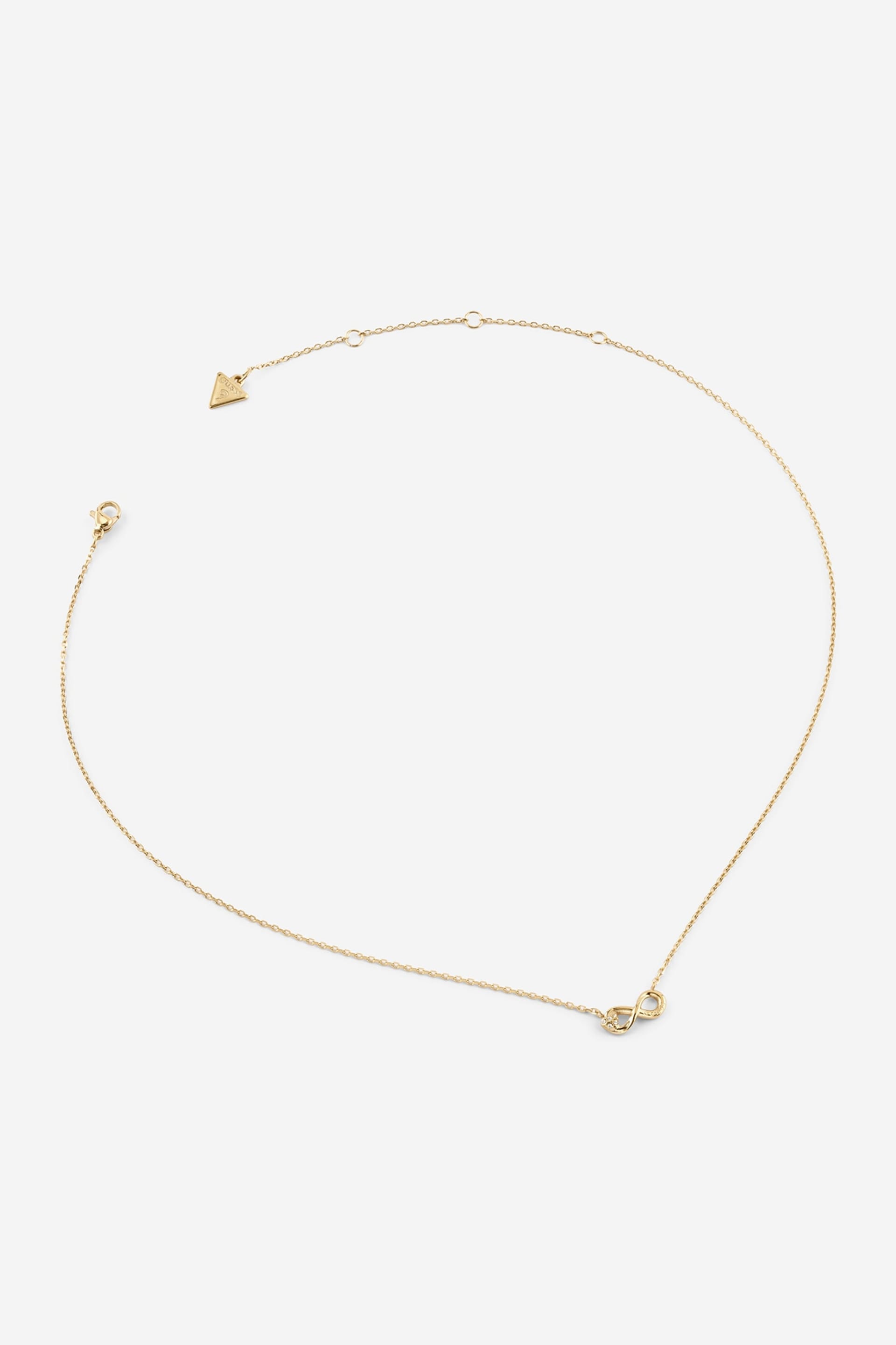 Collana Guess acciaio dorato -Infinito