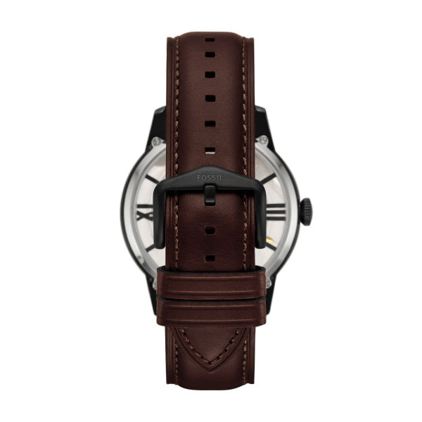 Fossil - Reloj automático “Townsman” – Cuero marrón
