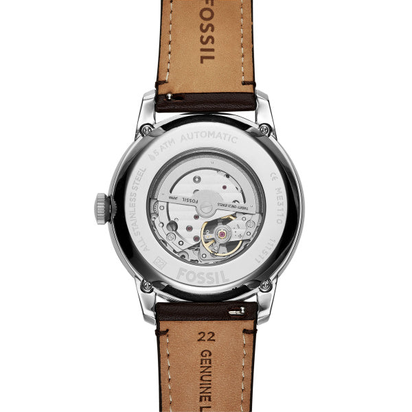 Fossil - Reloj automático “Townsman” – Cuero marrón