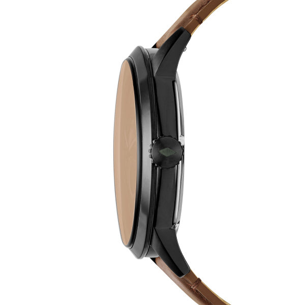 Fossil - Reloj automático “Townsman” – Cuero marrón