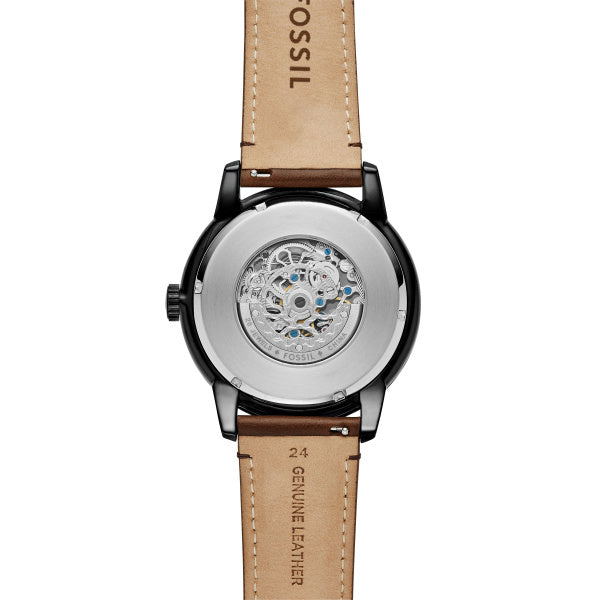 Fossil - Reloj automático “Townsman” – Cuero marrón